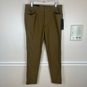 Lululemon ABC Pant Slim Fit  34” L  Utilitech Fabric 4 Way Stretch, New w/ Tags